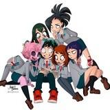 Deku sharing his Notes